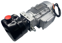 Load image into Gallery viewer, 110/220VAC 1 Phase Hydraulic Power Unit 2hp 1-4 gpm 800-3000 psi 50 or 60Hz valves optional