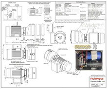Load image into Gallery viewer, 110/220VAC 1 Phase Hydraulic Power Unit 2hp 1-4 gpm 800-3000 psi 50 or 60Hz valves optional