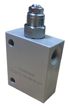 Load image into Gallery viewer, Counterbalance Valve Inline with Body, 3-Ports, 15 GPM 3000 psi, 3:1 ratio T-11A cavity SAE -8 O-ring ports