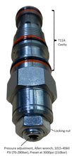 Load image into Gallery viewer, Counterbalance Valve Cartridge, 15 GPM 4060 psi, 3:1 ratio T-11A cavity