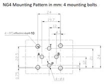 Load image into Gallery viewer, D02 (NG4): Hydraulic Electrical Solenoid Valve: 6.5 GPM 4560 psi 24VDC  3-Position