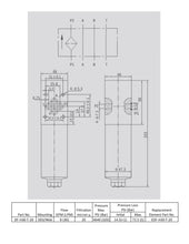 Load image into Gallery viewer, Hydraulic Filter D03 (NG6) mounting, 8 gpm, 4600 psi, 20 micron
