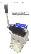 Charger l'image dans la galerie, D03 (NG6) : Vanne de commande hydraulique à levier manuel : 21 GPM : 4 560 psi