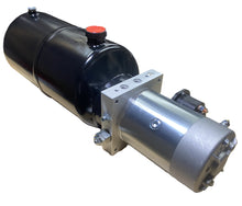 Cargar imagen en el visor de la galería, Unidad de potencia hidráulica de 12 VCC 2,6 hp 2 KW 1,3-3,6 gpm 1100-3200 psi montaje de válvula opcional
