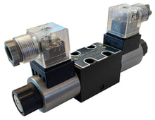 Load image into Gallery viewer, D02 (NG4): Hydraulic Electrical Solenoid Valve: 6.5 GPM 4560 psi 24VDC  3-Position