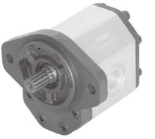 Load image into Gallery viewer, Hydraulic Gear Pump SAE B flange 55cc/rev (3.35 in3/rev), 40gpm at max speed 2900psi 13 Tooth Spline Shaft Rotation