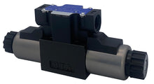Load image into Gallery viewer, D03 (NG6): Hydraulic Electrical Solenoid Valve: 21 GPM: 4560 psi: 12VDC 24VDC 110VAC: Wiring Box 3-Position Soft Shift (Balers and Compactors)
