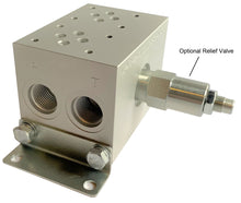Load image into Gallery viewer, Hydraulic Series Valve Manifold Aluminum D03 NG6 or Cetop 3 pattern (2-4 Stations), MSA6 series