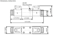 Load image into Gallery viewer, Dimensions D03 (NG6): Hydraulic Electrical Solenoid Valve: 21 GPM: 4560 psi: Duetsch DT04-2P Connector: 3-Position