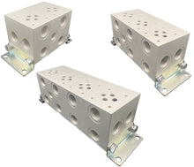 Load image into Gallery viewer, Hydraulic Series Valve Manifold Aluminum D03 NG6 or Cetop 3 pattern (2-4 Stations), MSA6 series