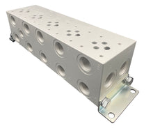 Load image into Gallery viewer, Hydraulic Parallel Valve Manifold Aluminum D03 NG6 or Cetop 3 pattern (1-5 Station), MPA6 Series