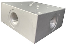 Load image into Gallery viewer, Sub plate D03 NG6 Cetop 3 Pattern for Mounting Hydraulic Valves Aluminum Anodized, SA6 series