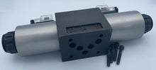 Load image into Gallery viewer, D05 (NG10): DIN Connector 3-Position Hydraulic Electrical Solenoid Control Valve:  31 GPM: 4560 psi: 110VAC 220VAC 12VDC 24VDC
