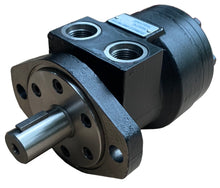 Load image into Gallery viewer, Hydraulic Low Speed High Torque Orbital Motor 4 bolt and 2 bolt SAE A Flange 50-500cc/rev 0-4100 in-lbs torque 0-760rpm 0-14.5gpm
