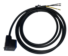 Charger l&#39;image dans la galerie, Cable assembly for hydraulic single or double solenoid valve DIN 46350 Form A 18mm PUR polyurethane outdoor rated 12VDC 24VDC 110VAC or 220VAC
