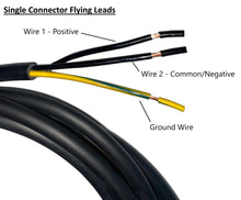 Charger l&#39;image dans la galerie, Cable assembly for hydraulic single or double solenoid valve DIN 46350 Form A 18mm PUR polyurethane outdoor rated 12VDC 24VDC 110VAC or 220VAC
