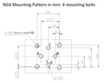 Load image into Gallery viewer, D02 (NG4): Hydraulic Electrical Solenoid Valve: 6.5 GPM 4560 psi 24VDC  3-Position
