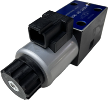 Load image into Gallery viewer, D03 (NG6): DIN Connector 2-Position  Hydraulic Electric Solenoid Control Valve:  18 GPM: 4560 psi: 12VDC 24VDC 110VAC
