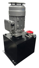 Load image into Gallery viewer, Vertical hydraulic power unit, 2gpm, 2200 PSI, 3 HP 230/460VAC 3 Phase, 5 Gallon Tank
