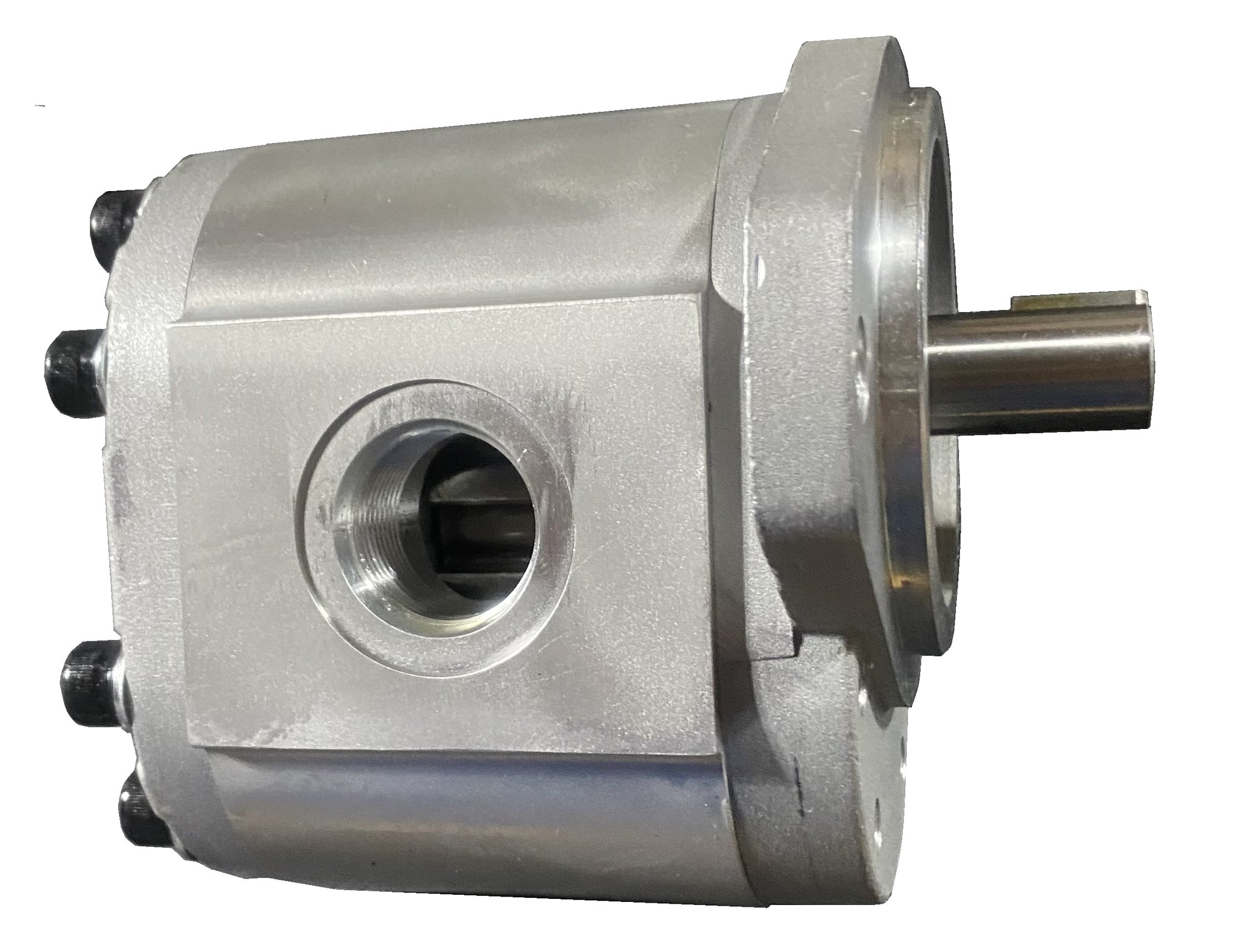 hydraulic gear pump Professional grade Hydraulic Gear Pump 2 to18gpm, 4 to 28cc/rev  (.24-1.7in3/rev), 3625psi SAE B flange Clockwise rotation 9 tooth spline  shaft, 3/4"