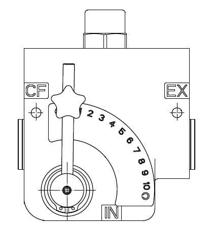 Hydraulic Priority Flow Control Valve , Inline, 15 GPM, 3000 PSI