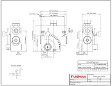 Cargar imagen en el visor de la galería, Hydraulic Priority Flow Control Valve , Inline, 15 GPM, 3000 PSI
