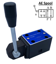 Load image into Gallery viewer, D03 (NG6): Manual Lever Hydraulic Control Valve:  21 GPM: 4560 psi
