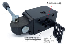 Load image into Gallery viewer, D03 (NG6): Manual Lever Hydraulic Control Valve:  21 GPM: 4560 psi
