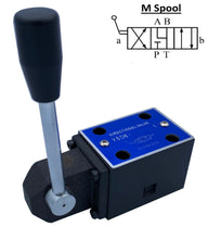 Load image into Gallery viewer, D03 (NG6): Manual Lever Hydraulic Control Valve:  21 GPM: 4560 psi
