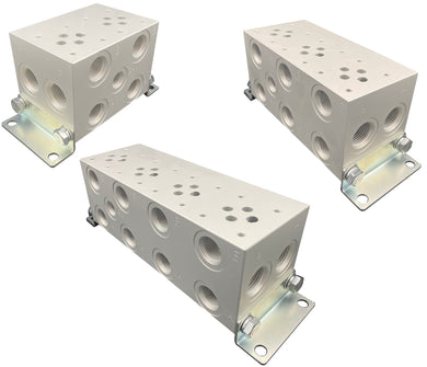 Hydraulic Series Valve Manifold Aluminum D03 NG6 or Cetop 3 pattern (2-4 Stations), MSA6 series